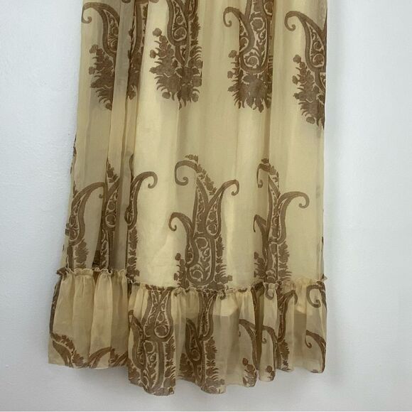 EARTHBOUND Cream and Brown Maxi Skirt - Picture 9 of 13
